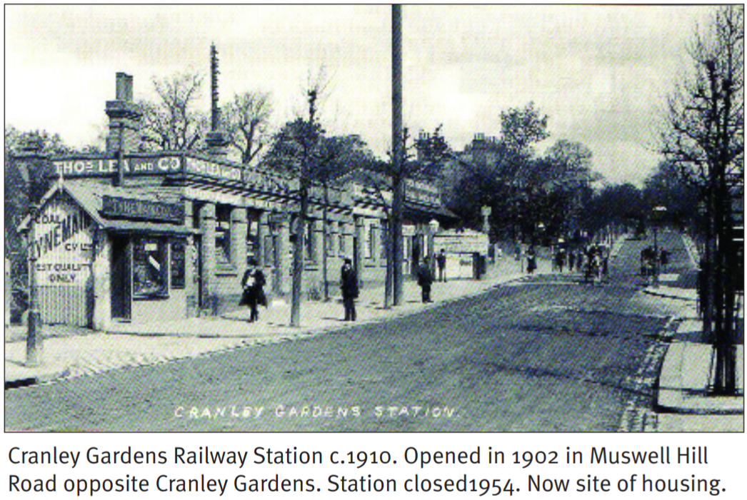 cranley gardens railway station 1910